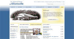 Desktop Screenshot of elliottsvillechurch.org