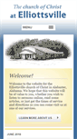 Mobile Screenshot of elliottsvillechurch.org