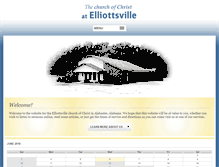 Tablet Screenshot of elliottsvillechurch.org